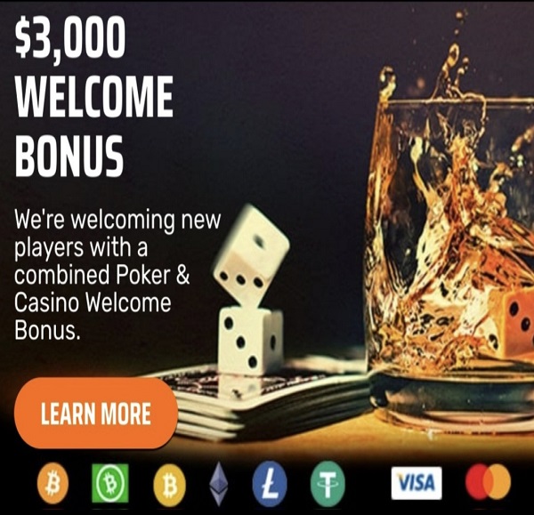 Get upto $3,000 Free on First Deposit at the Casino.