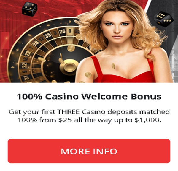 Get the Bet Online Casino and Poker Bonus.